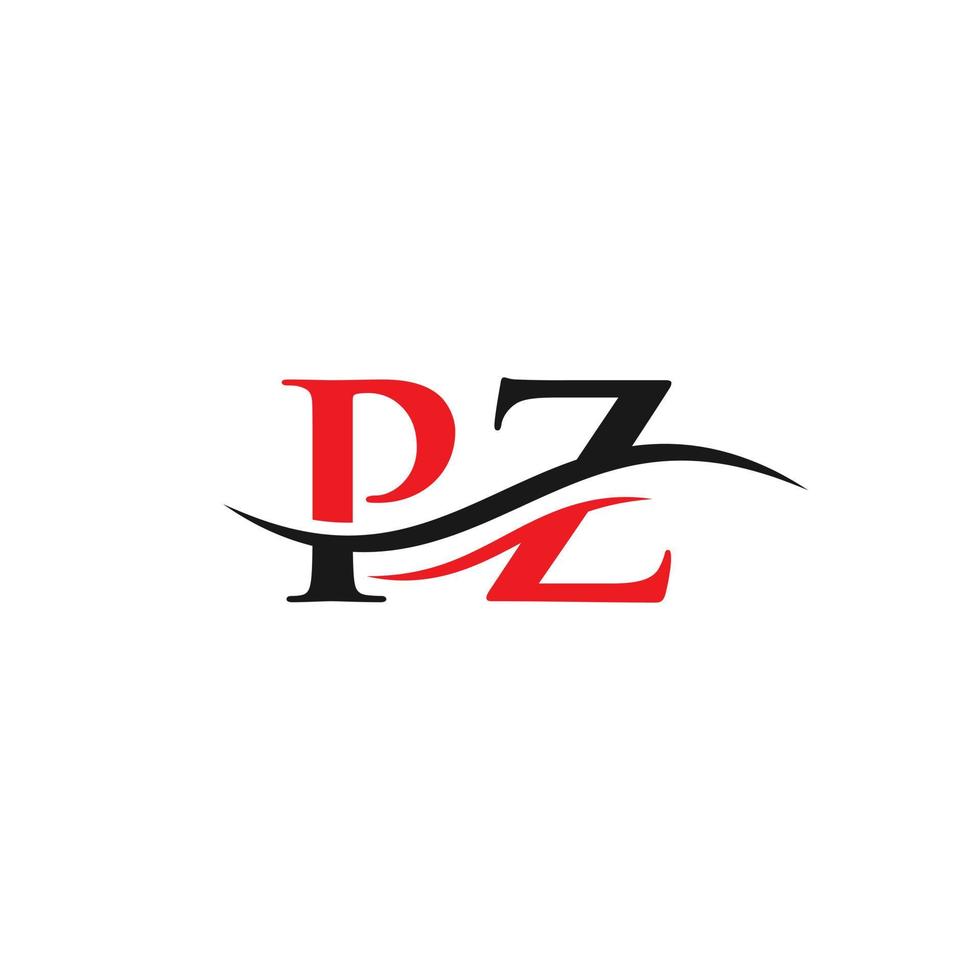monogramme lettre pz logo design vecteur. création de logo de lettre pz vecteur