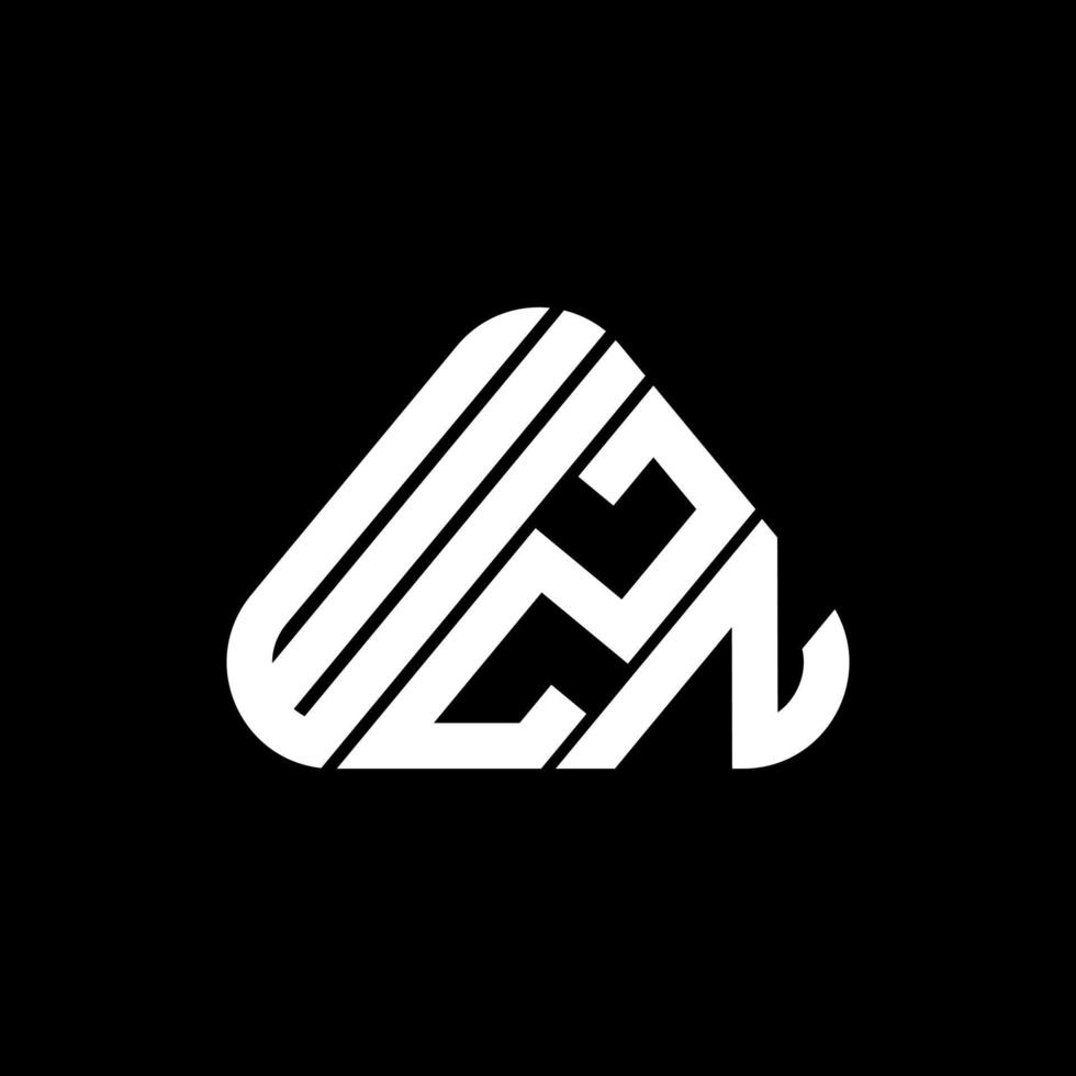 création de logo de lettre wzn avec graphique vectoriel, logo wzn simple et moderne. vecteur