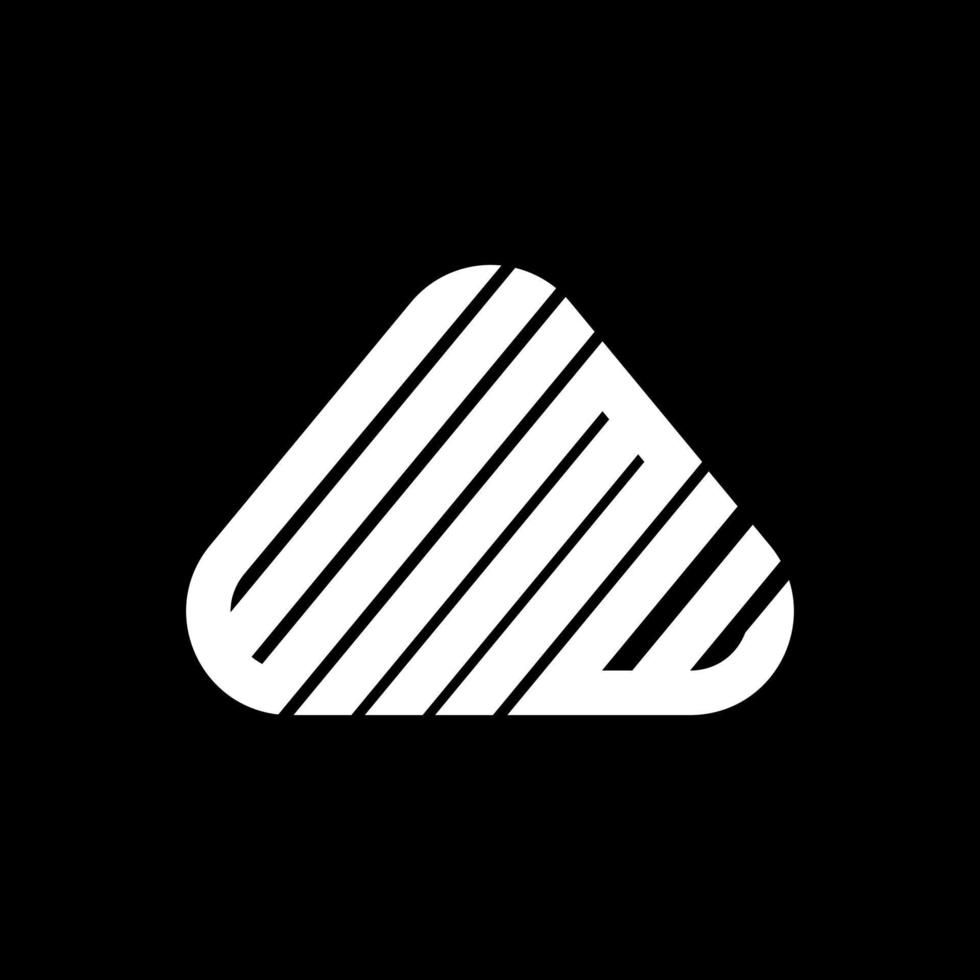 wmw letter logo design créatif avec graphique vectoriel, wmw logo simple et moderne. vecteur