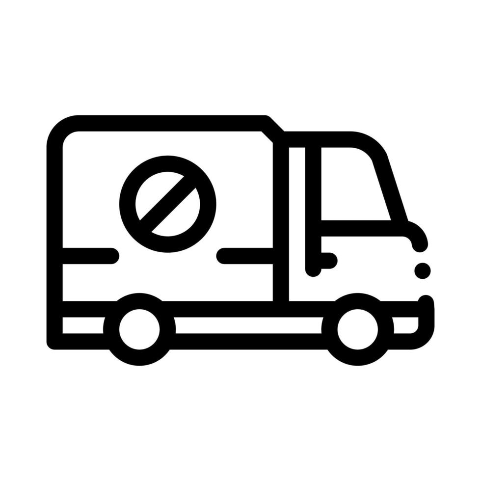 illustration vectorielle de l'icône du camion de tuer vecteur