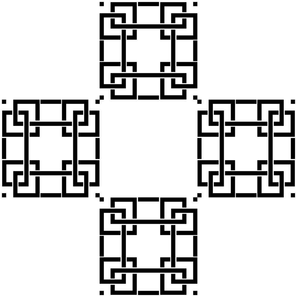 motif de motifs géométriques. décoration pour intérieur, extérieur, tapis, textile, vêtement, mode, soie, carrelage, plastique, papier, emballage, papier peint, oreiller, canapé, arrière-plan, etc. illustration vectorielle vecteur