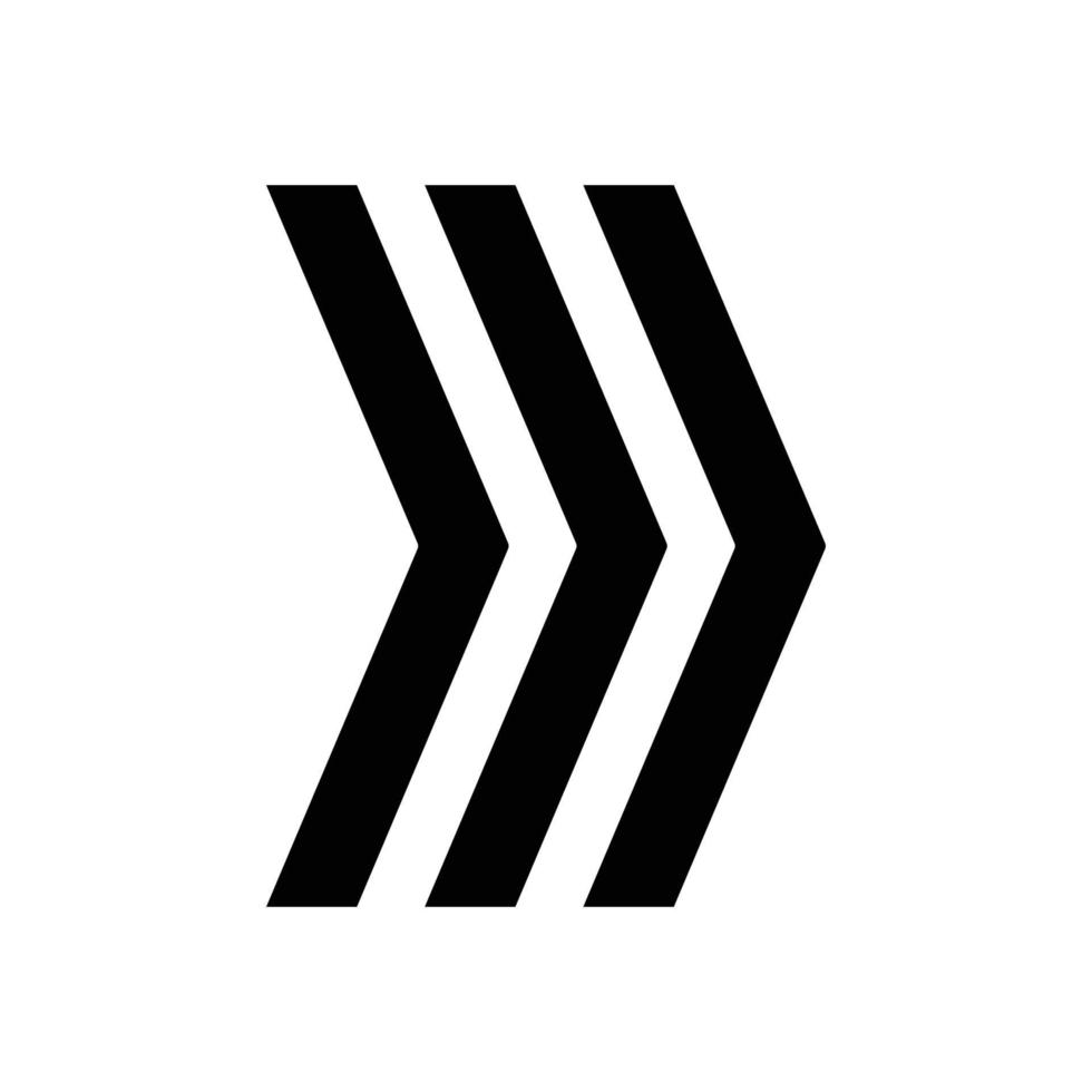 symbole de flèche isolé illustration vectorielle design plat. vecteur