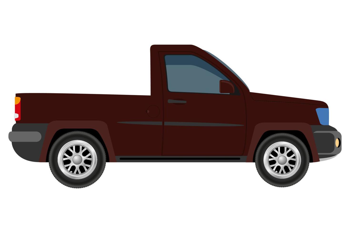 transport pour le transport de marchandises ou de passagers icône plate illustration vectorielle isolée sur fond blanc vecteur