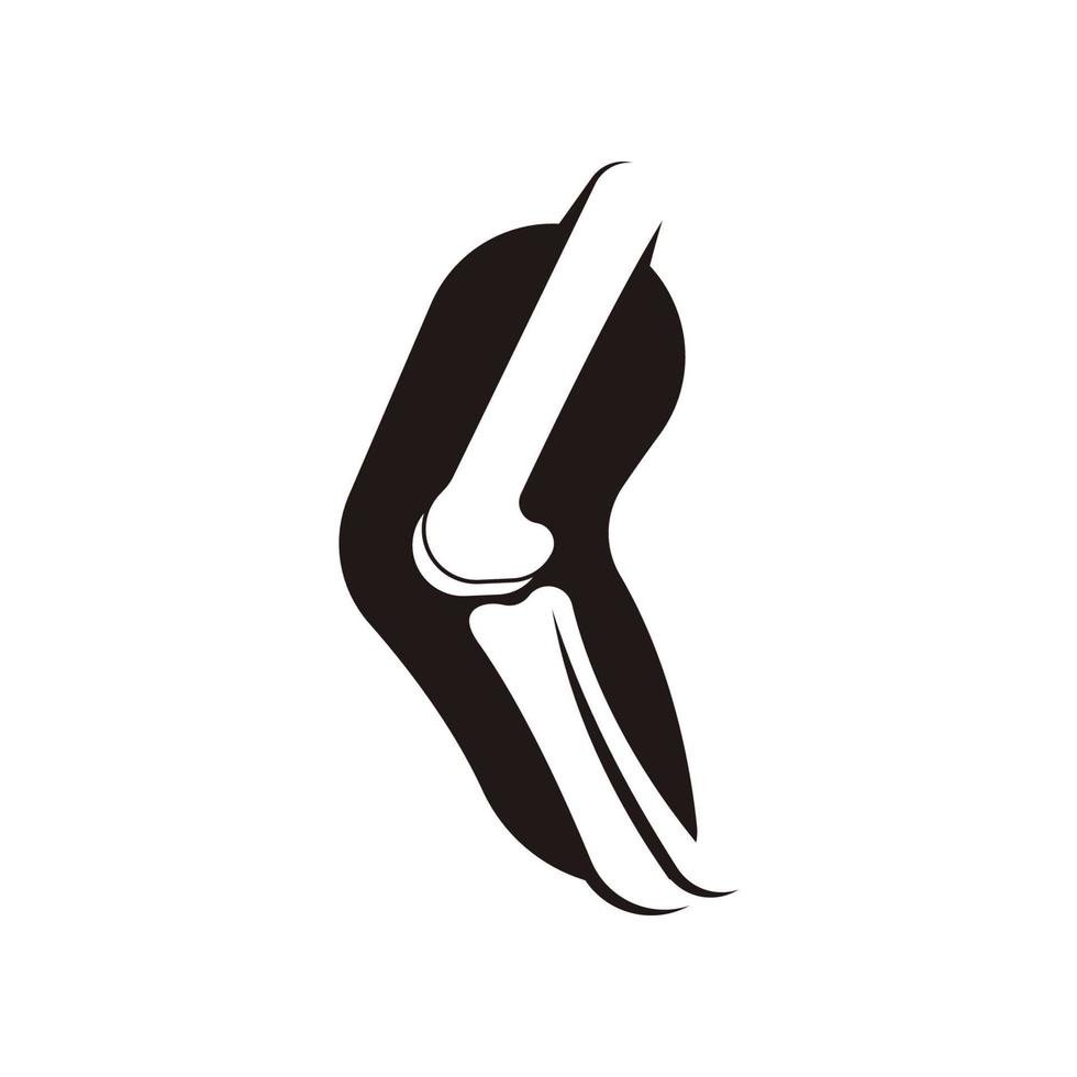 création de logo vectoriel d'os articulaires pour les cliniques orthopédiques