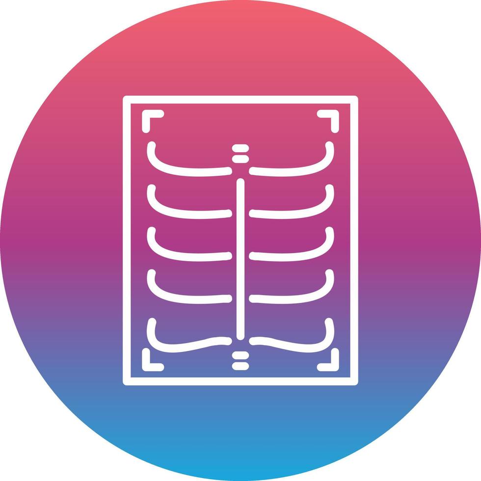 icône de vecteur de radiographie