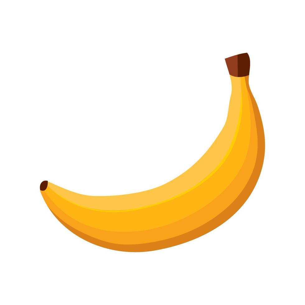 icône isolé de fruits banane fraîche vecteur