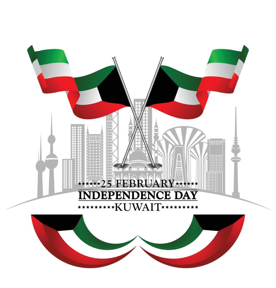 fête nationale koweït vecteur