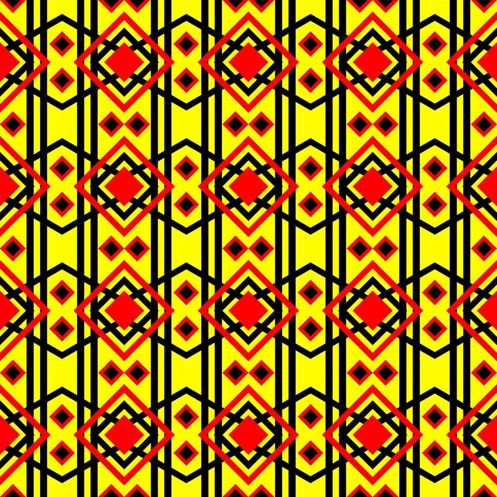 illustration vectorielle colorée de modèle sans couture de tissu indigène vecteur