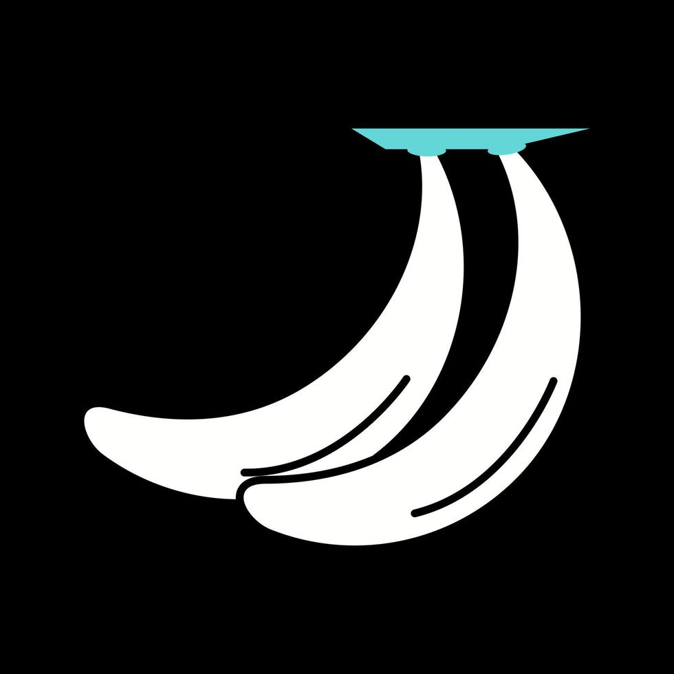 icône de vecteur de bananes
