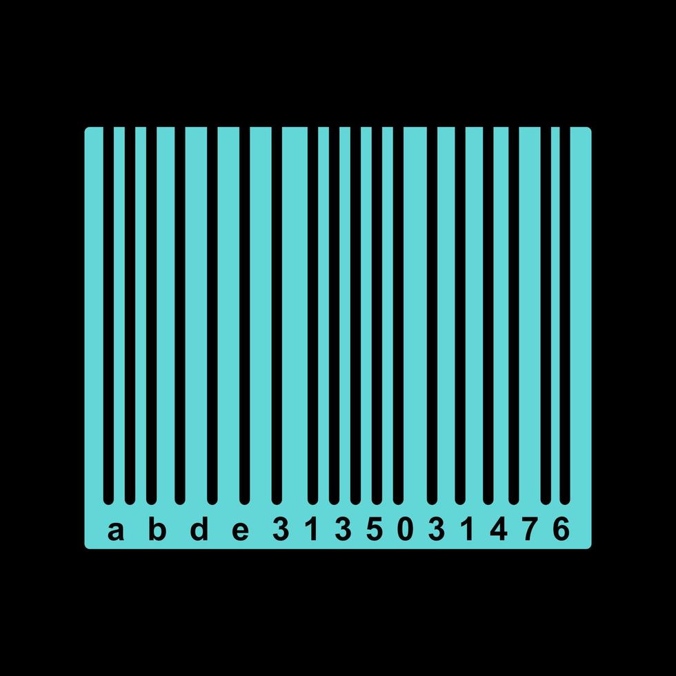 icône de vecteur de code à barres