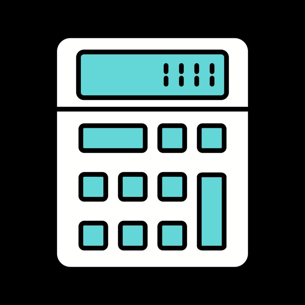 icône de vecteur de calculatrice