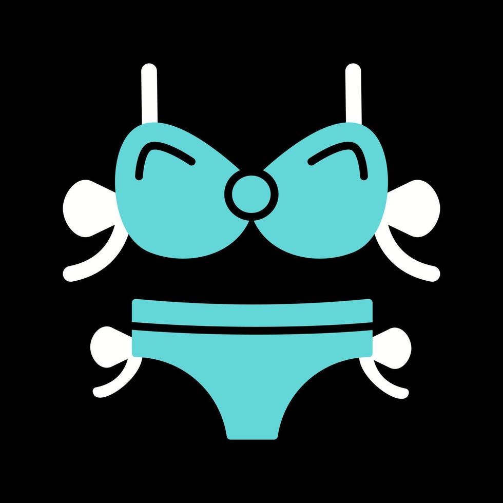 icône de vecteur de bikini