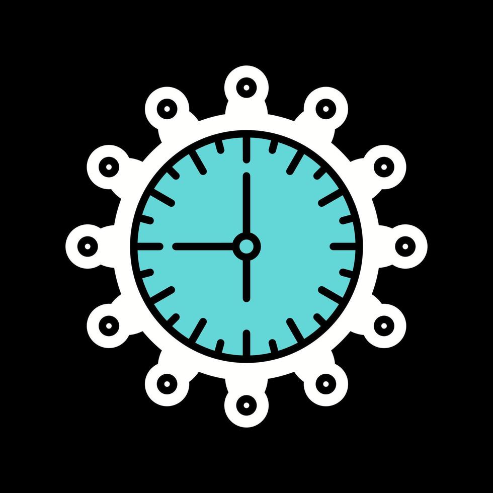 icône de vecteur d & # 39; horloge