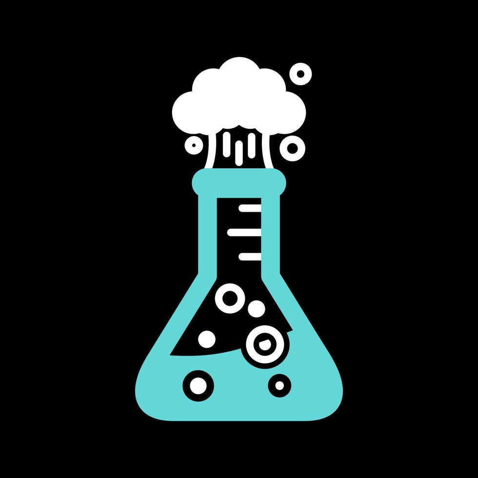 icône de vecteur d'explosion de laboratoire