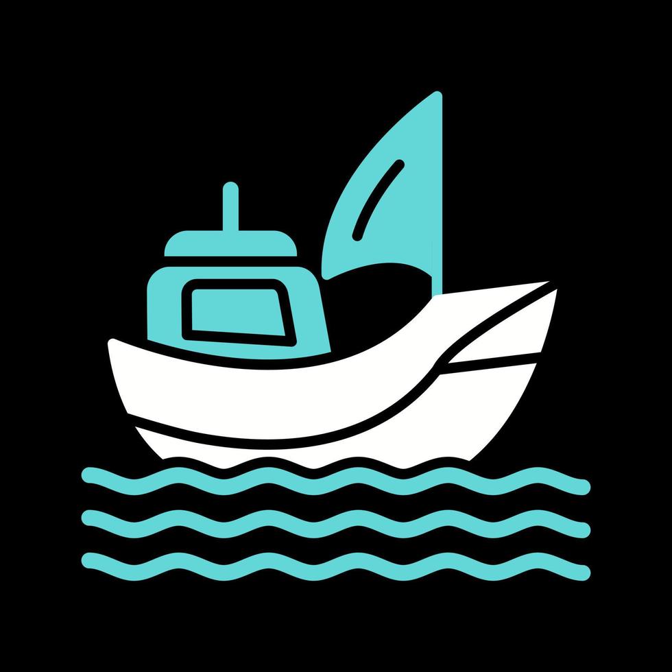 icône de vecteur de bateau