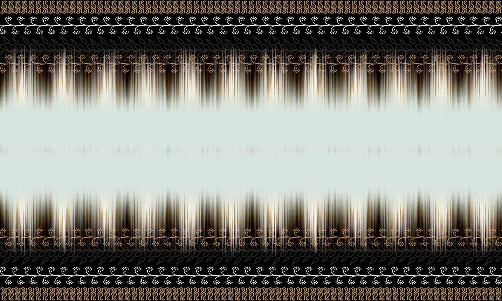 royal luxueux orné de motifs de tissus abstraits anciens élégants fond doré asiatique. style rétro vintage tribal ethnique géométrique. tissu textile toile de fond transparente motif art vecteur d'impression.