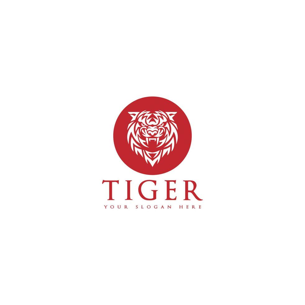 vecteur de logo de tigre