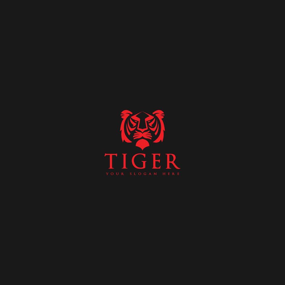 vecteur de logo de tigre