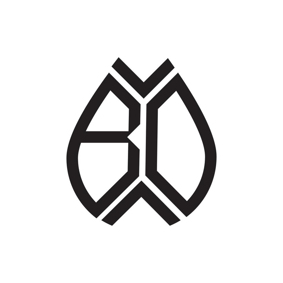 bd lettre logo design.bd créatif initial bd lettre logo design. concept de logo de lettre initiales créatives bd. vecteur