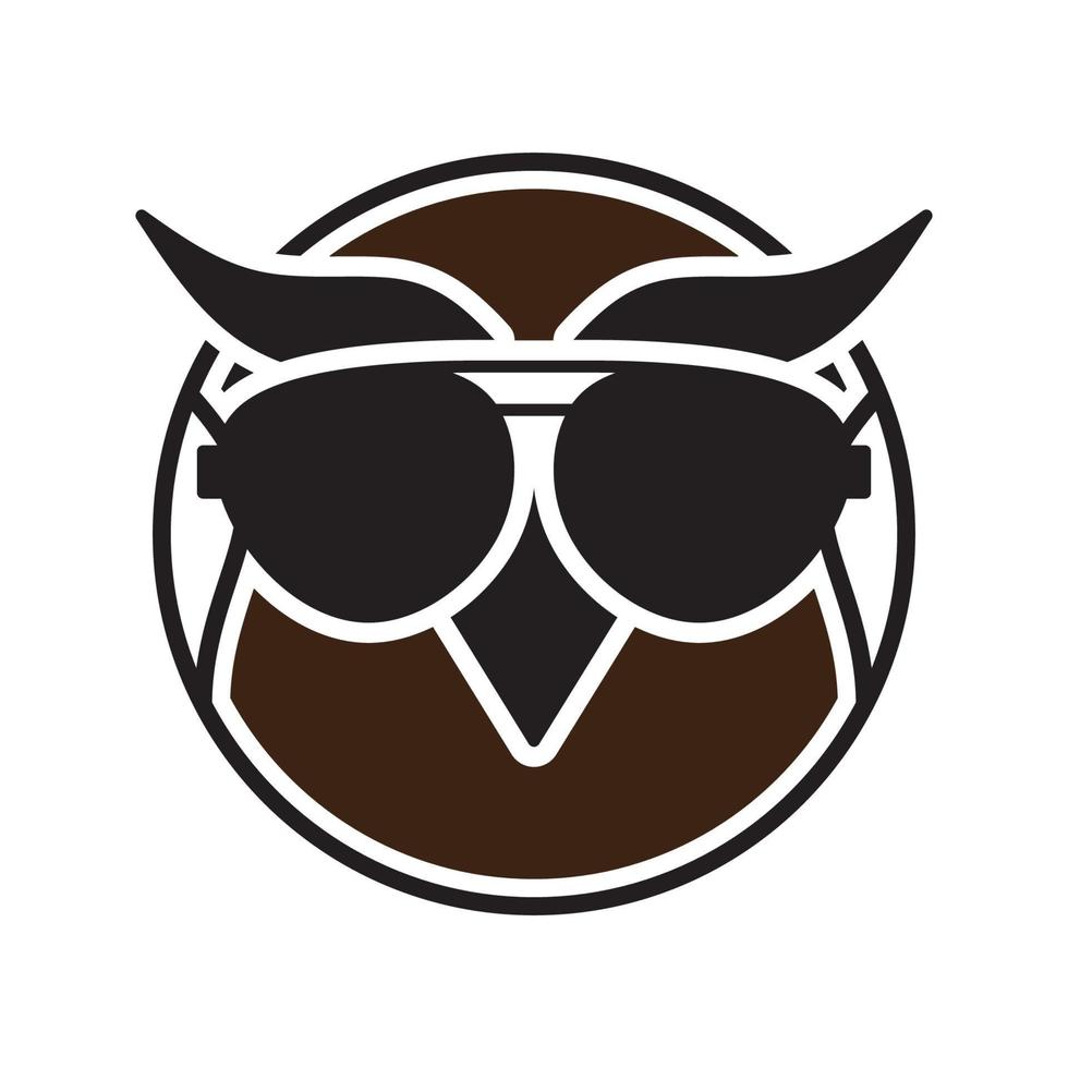 vecteur de logo de hibou