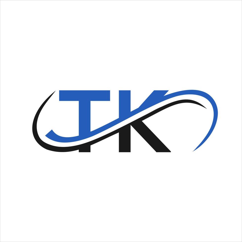 création de logo lettre tk pour le modèle vectoriel de société financière, de développement, d'investissement, d'immobilier et de gestion
