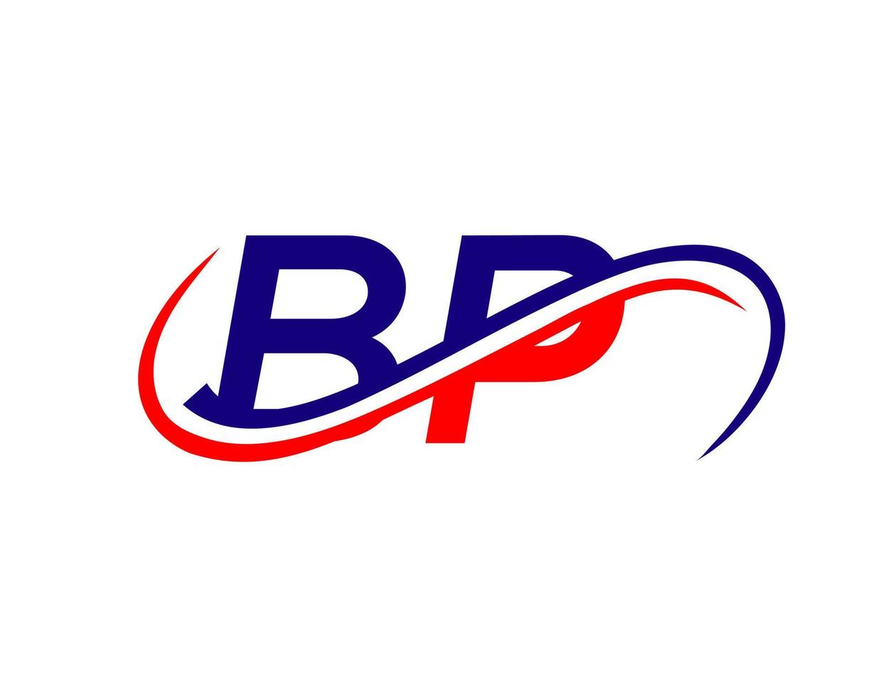 création de logo lettre bp pour le modèle vectoriel de société financière, de développement, d'investissement, d'immobilier et de gestion