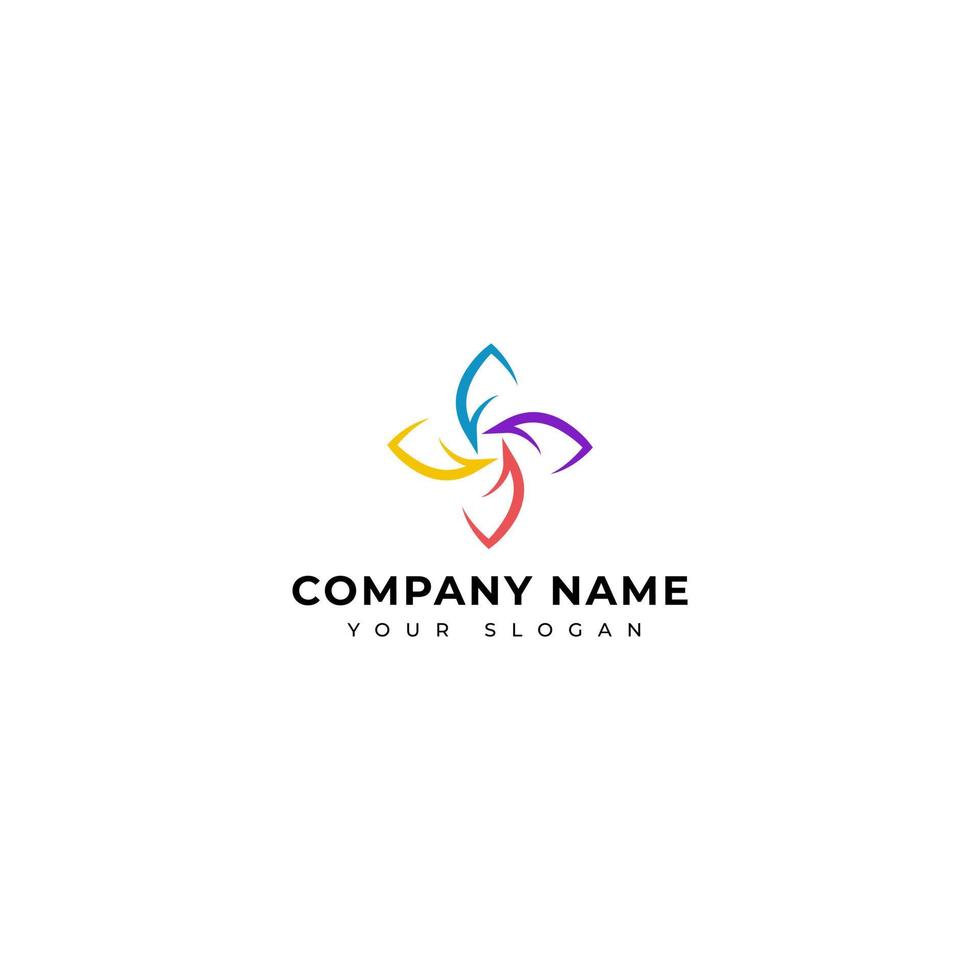 modèle de conception de vecteur de logo de communauté d'affaires