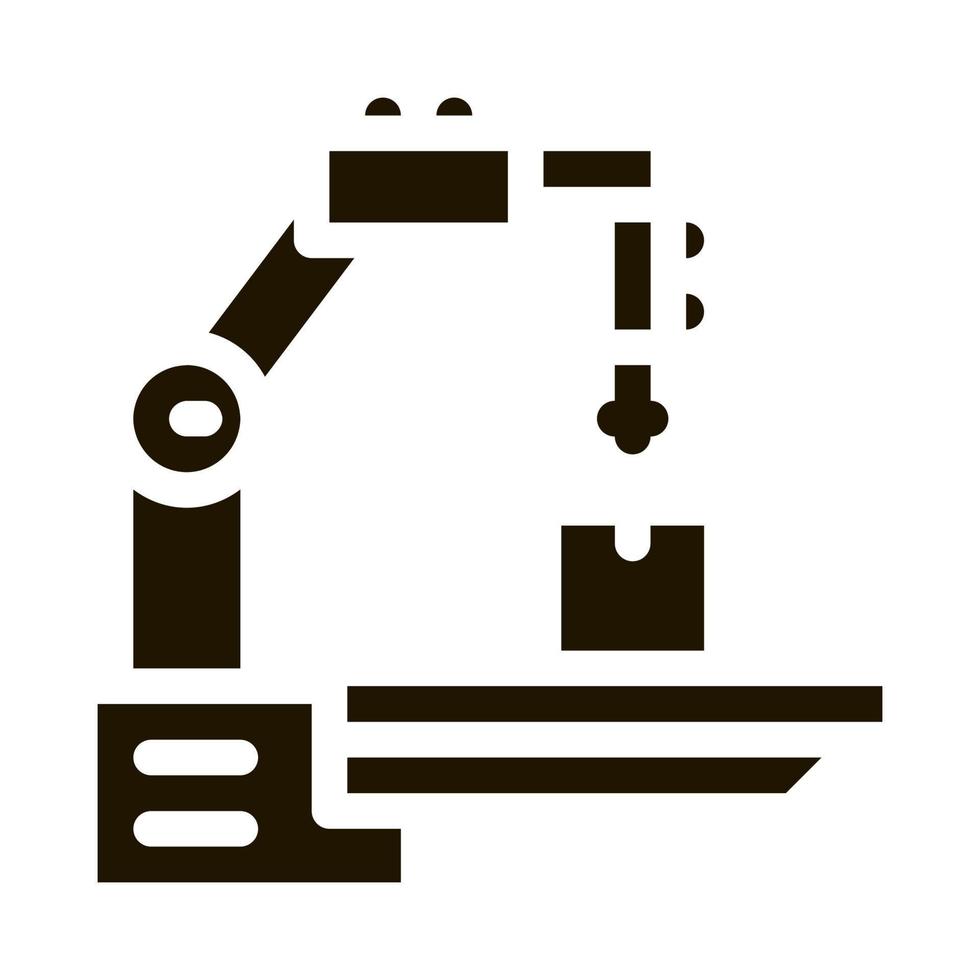 technologie de fabrication icône illustration vectorielle de glyphe vecteur