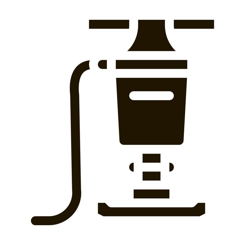 illustration de glyphe de vecteur d'icône d'approvisionnement de pavé