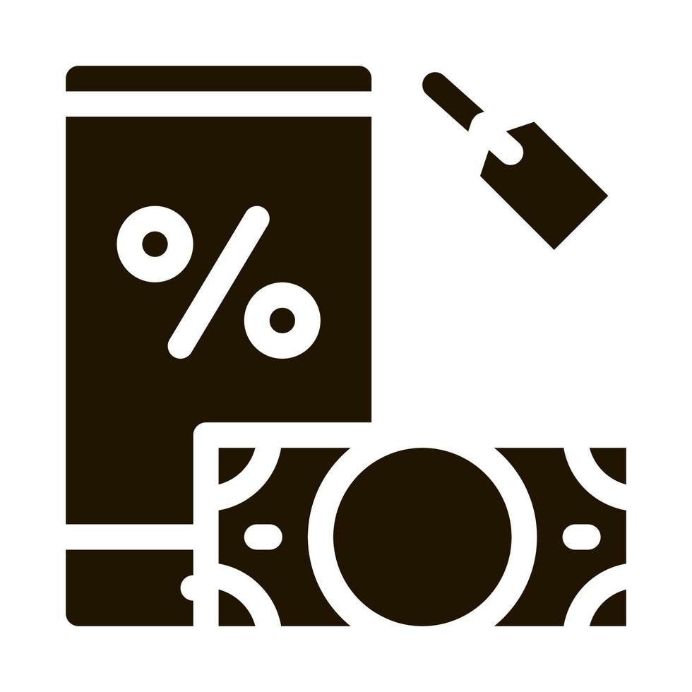 illustration vectorielle de l'icône de gage de téléphone d'argent vecteur