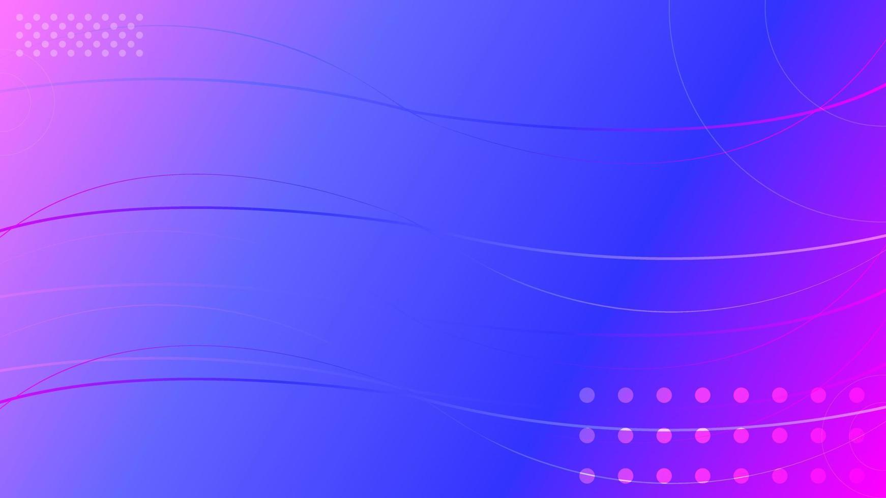 image de fond dégradé rose et bleu. illustration avec des lignes lisses lignes abstraites dans la technologie de conception. vecteur