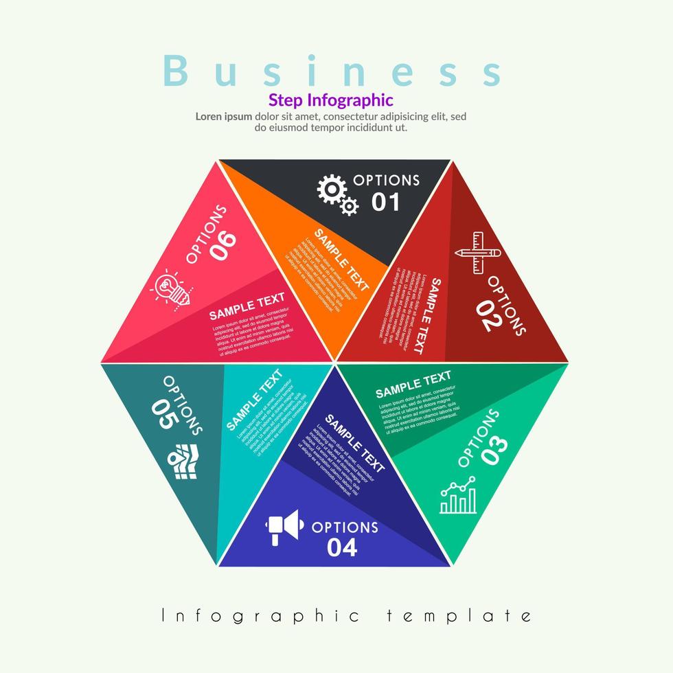 conception de modèle d'infographie d'entreprise. infographie de diagramme de cercle réaliste. visualisation de données de rapport annuel d'entreprise moderne. élément de présentation infographique de chronologie plate. vecteur