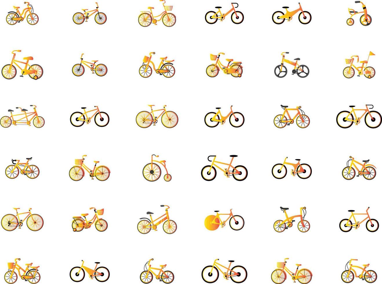 animation du cyclisme. animation cyclotourisme . feuille de sprite de cyclisme. animation pour jeu ou dessin animé vecteur