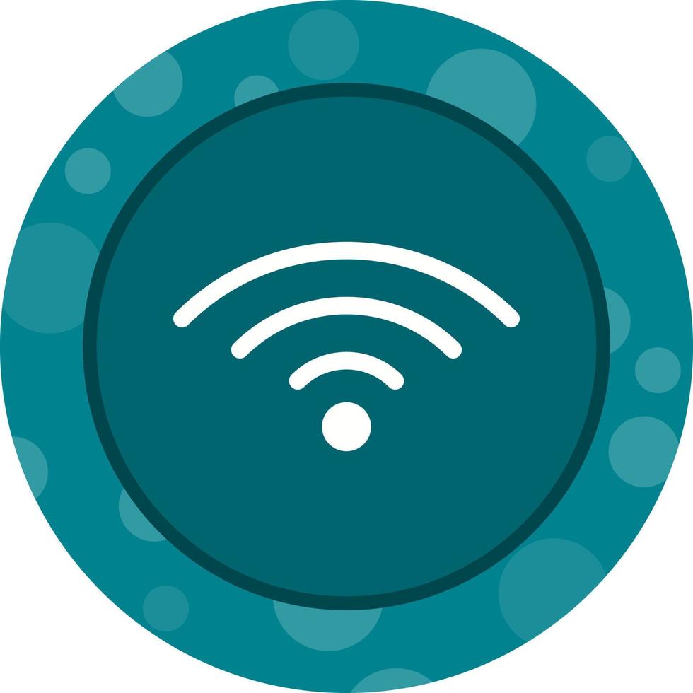 icône de glyphe de vecteur wifi unique