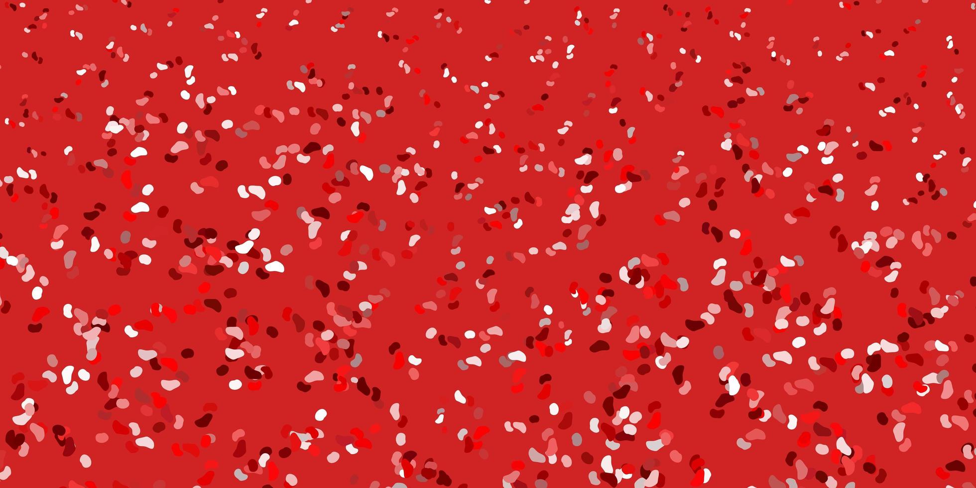 modèle rouge avec des formes abstraites. vecteur