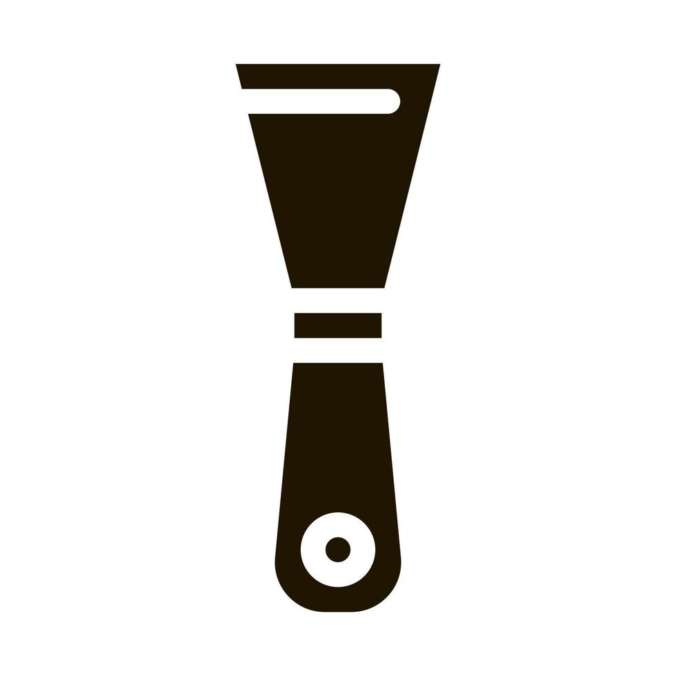 poterie spatule icône vecteur glyphe illustration