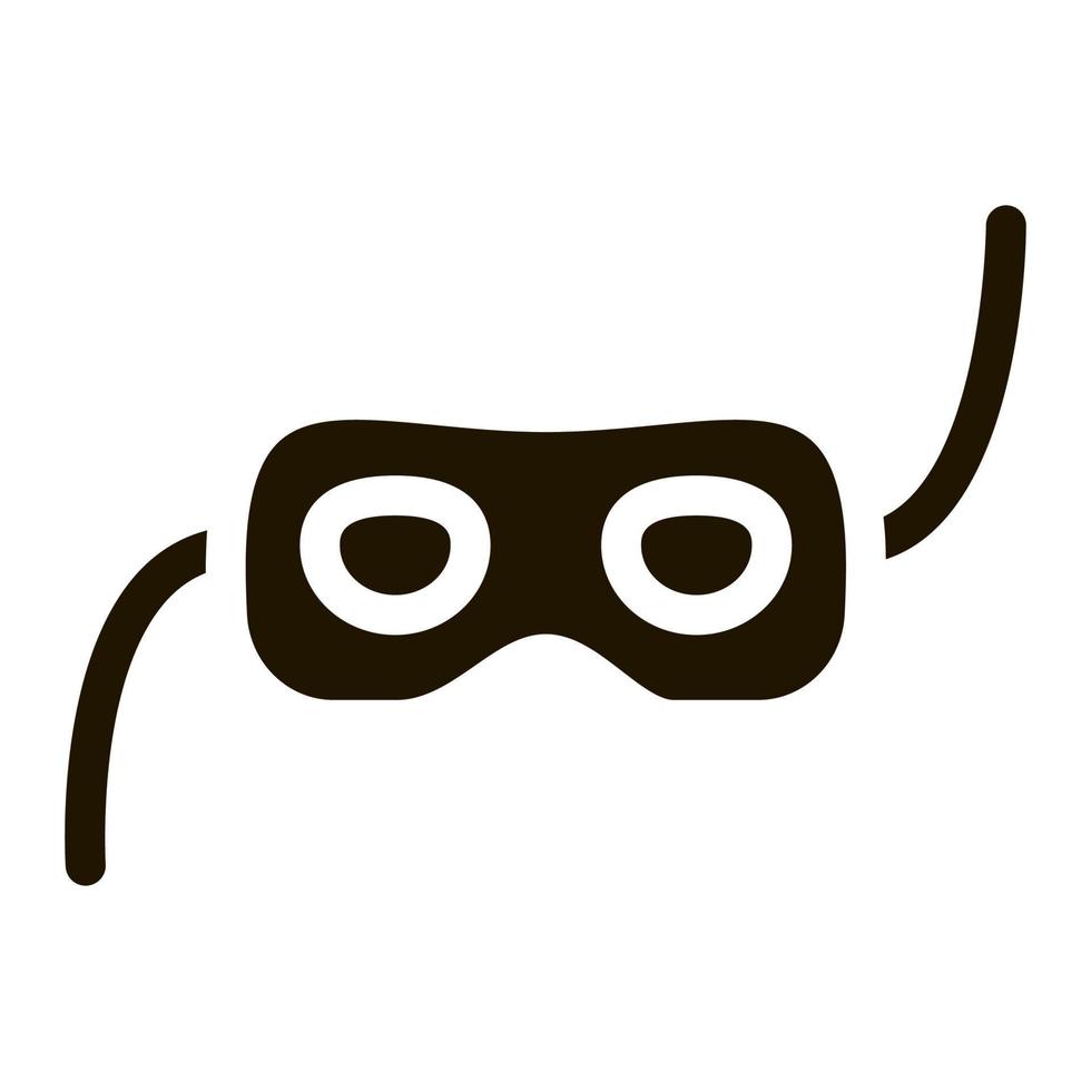 illustration de glyphe vectoriel icône masque