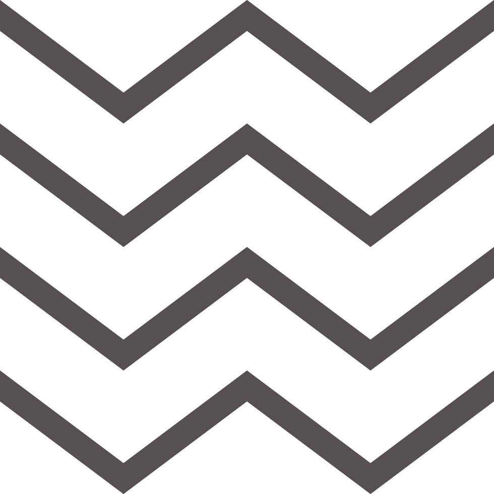 ornement décoratif en zigzags. motif géométrique, ligne courbe vecteur