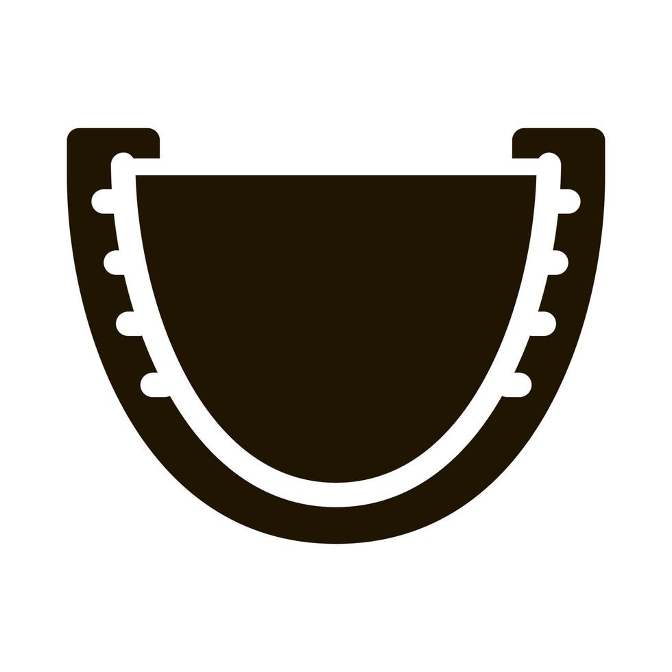 illustration de glyphe vectoriel icône capa boxer