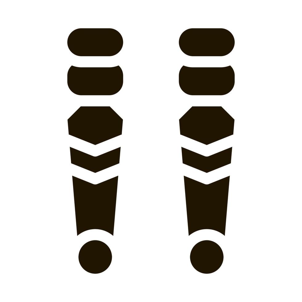 illustration de glyphe vectoriel icône équipement de jeu