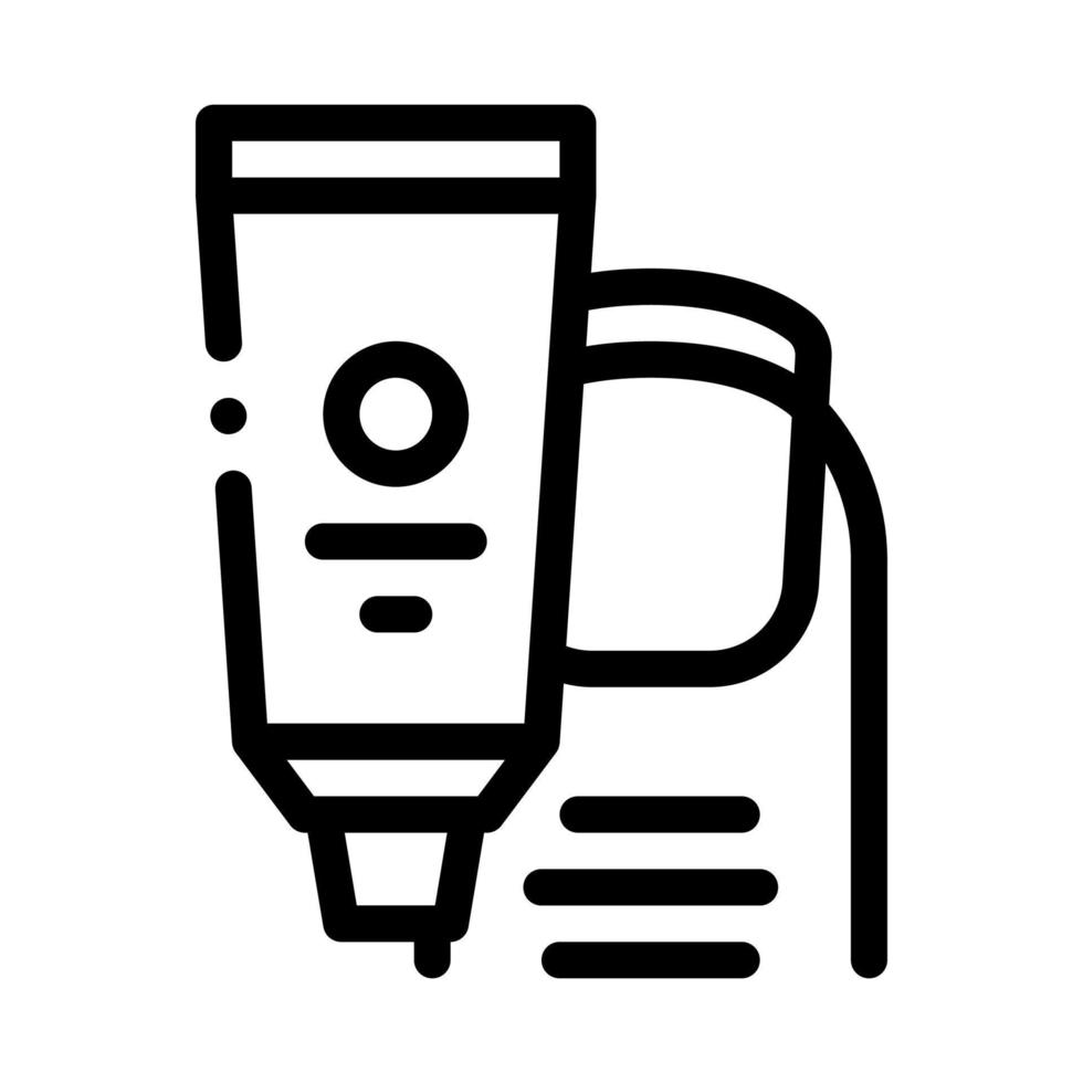 illustration vectorielle de l'icône de pourcentage d'eau des ongles vecteur