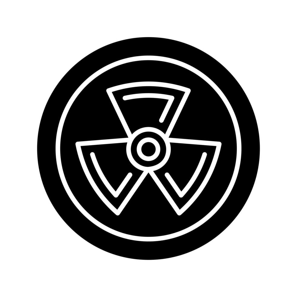 icône de vecteur de rayonnement