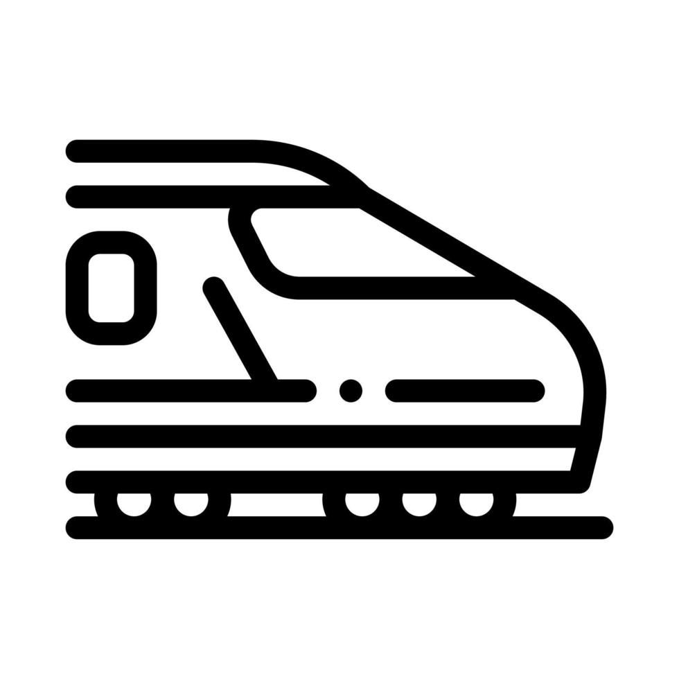 illustration vectorielle de l'icône du train de voyageurs électrique vecteur