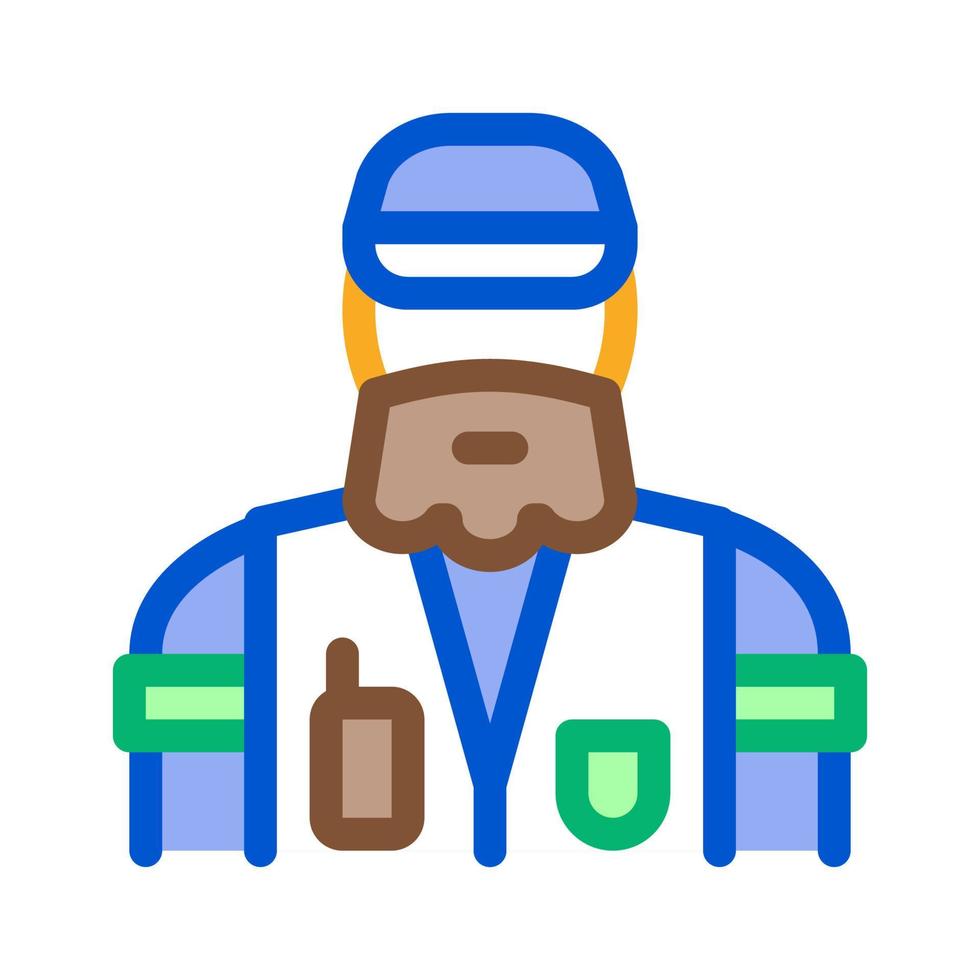 illustration vectorielle de l'icône de l'homme forestier vecteur