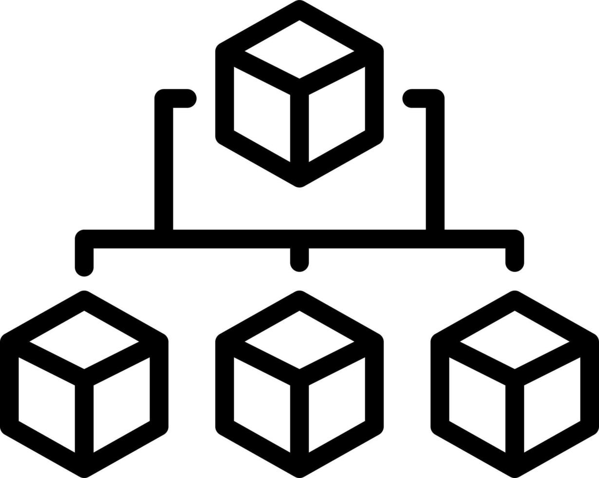 icône de ligne pour les modules vecteur
