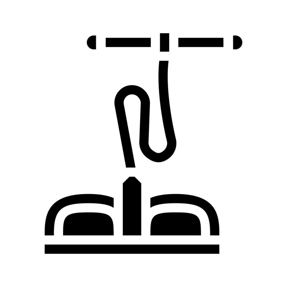 illustration vectorielle d'icône de glyphe d'équipement de gymnastique d'entraînement corporel vecteur