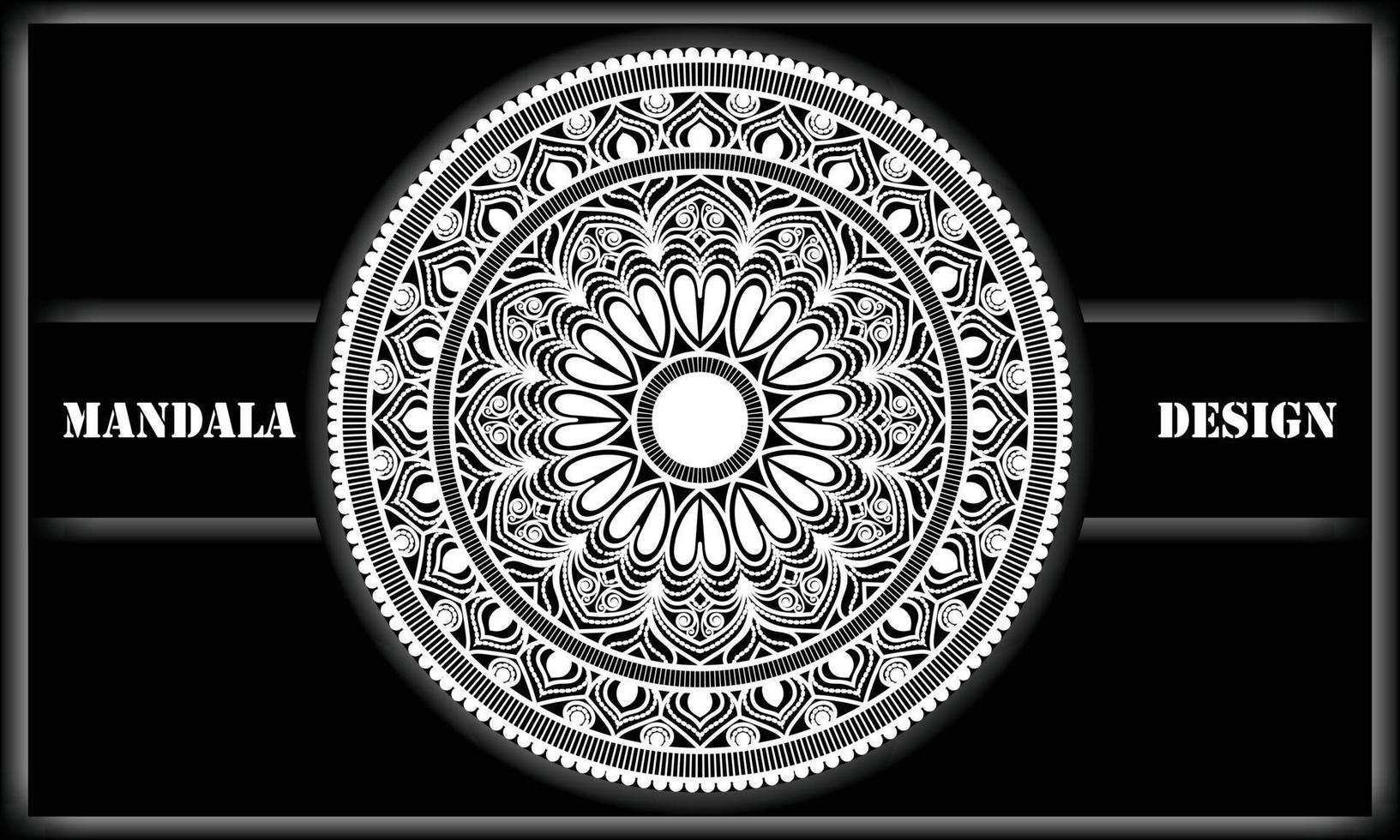 conception cachemire. conception de livre de coloriage. conception de motifs de mandala. vecteur