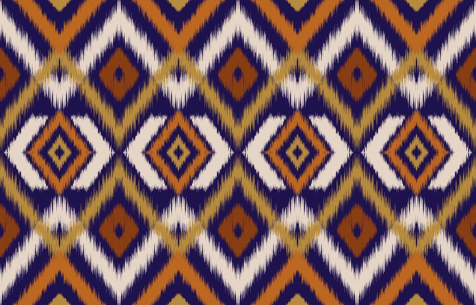 modèle sans couture ethnique. fond de broderie traditionnelle indienne africaine tribale géométrique de vecteur. mode bohème. ikat tissu tapis batik ornement chevron textile décoration papier peint style bohème vecteur