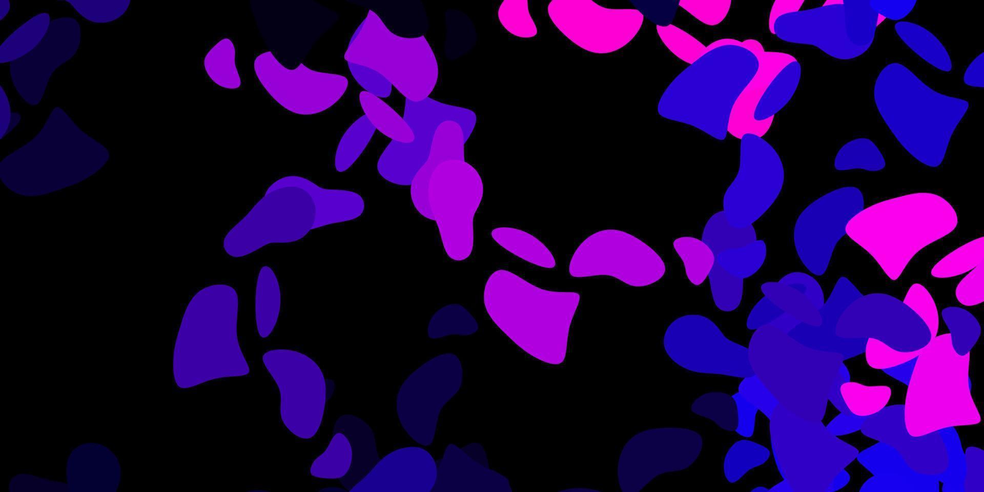 fond de vecteur violet foncé avec des formes aléatoires.