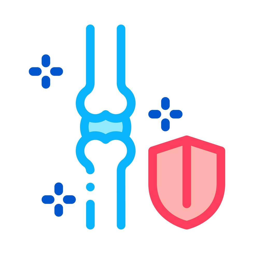 illustration vectorielle de l'icône de renforcement osseux vecteur